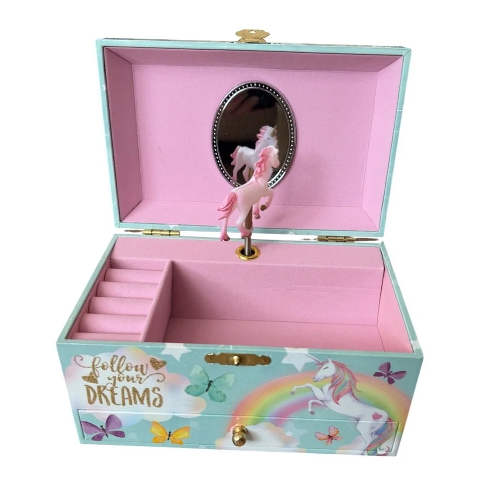 Unicorn Dreams Musical Jewelry Box | The Memory Building Company